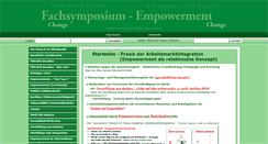 Desktop Screenshot of fachsymposium-empowerment.de