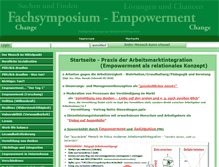 Tablet Screenshot of fachsymposium-empowerment.de